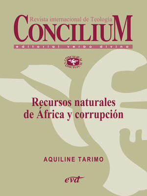 cover image of Recursos naturales de África y corrupción. Concilium 358 (2014)